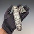 1897 British Antique Sterling Silver Chateau Lacquer Eyeglass Case, George Unite